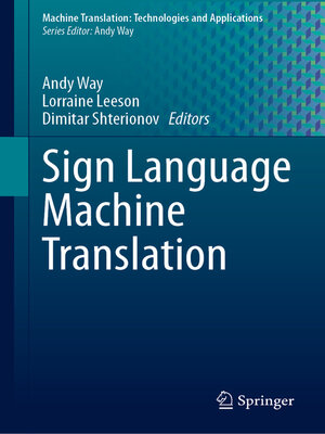 cover image of Sign Language Machine Translation